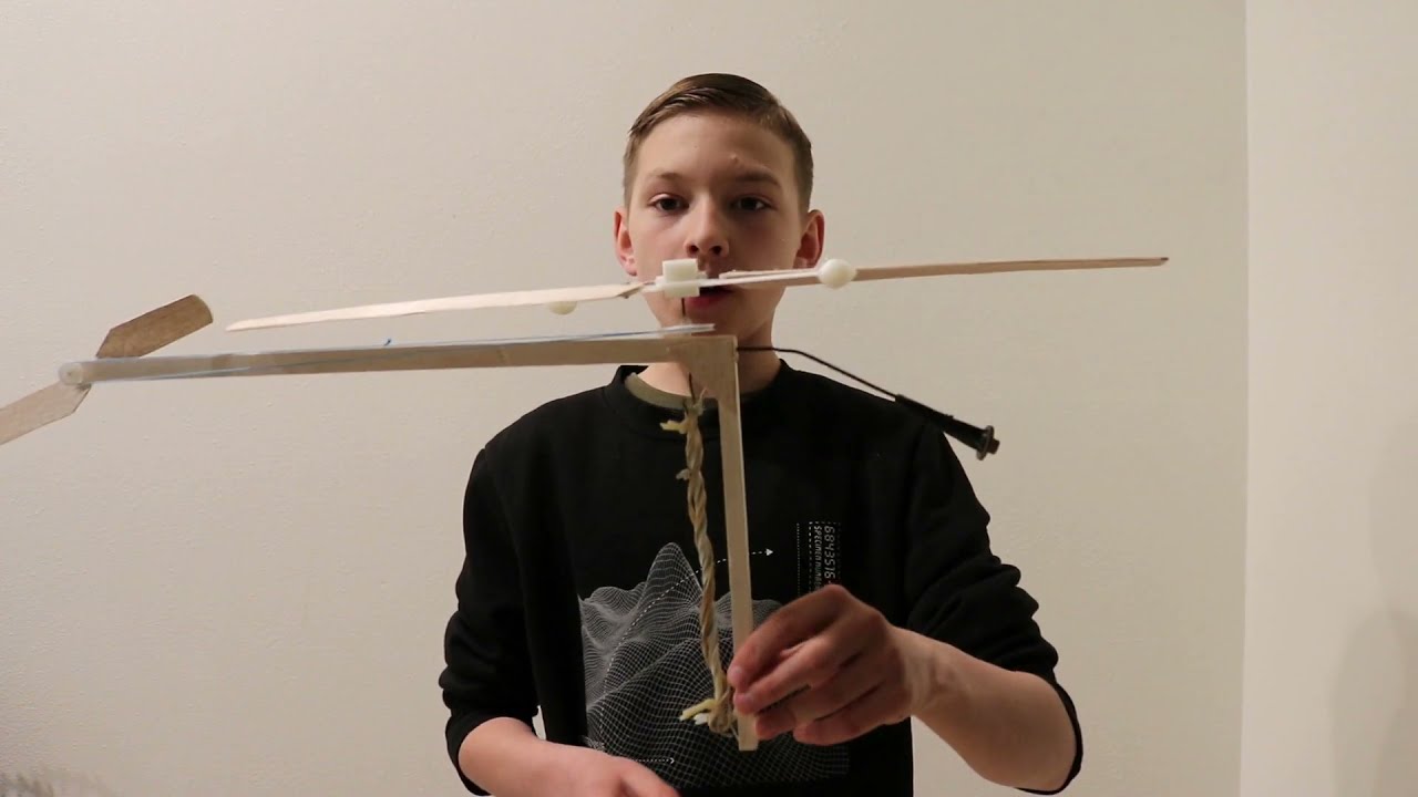 Rubber Band Powered Helicopter  What FAILED