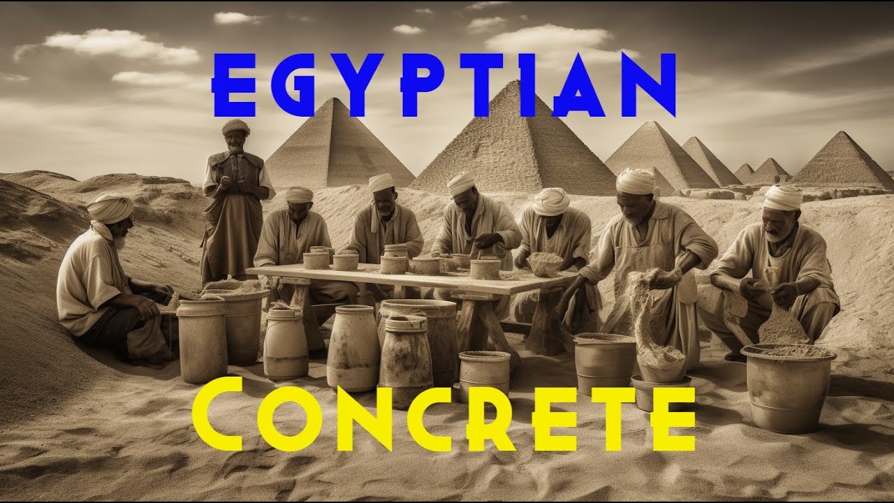 Engineering Marvels | Pyramid of Giza | the use of concrete 4,500 years ago!