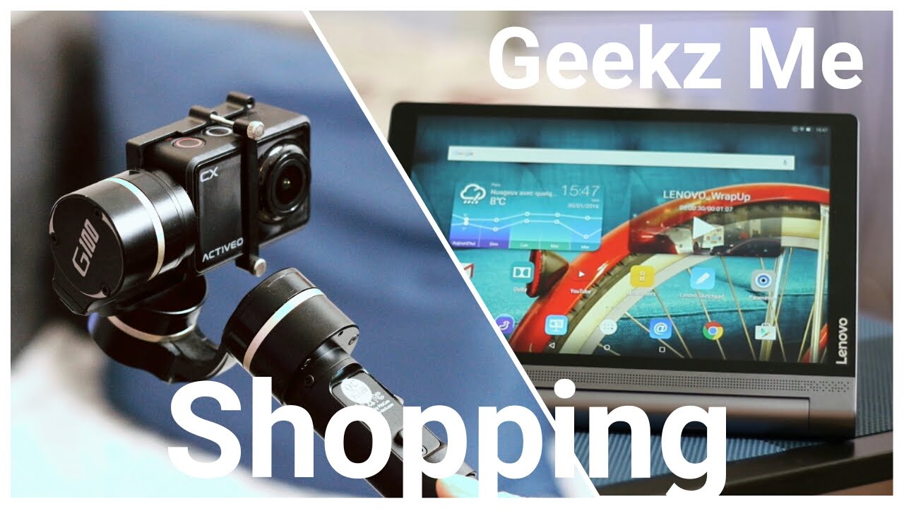 Sélection de 2 Produits High-Tech - stabilisateur PNJcam Feiyu G100 / LENOVO Yoga Tab 3 Pro 10