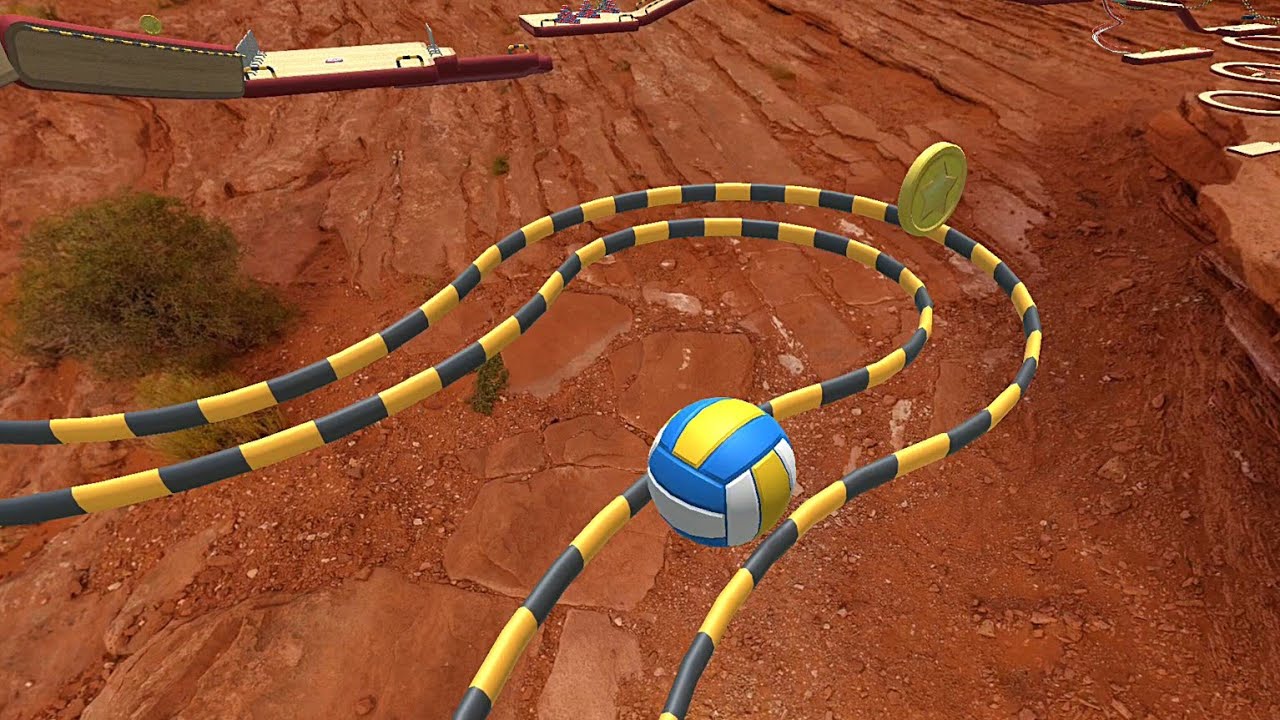 Rolling Balls 3D Sky Race 🌈 Landscape Gameplay Android iOS 💥 Nafxitrix Gaming Game 14