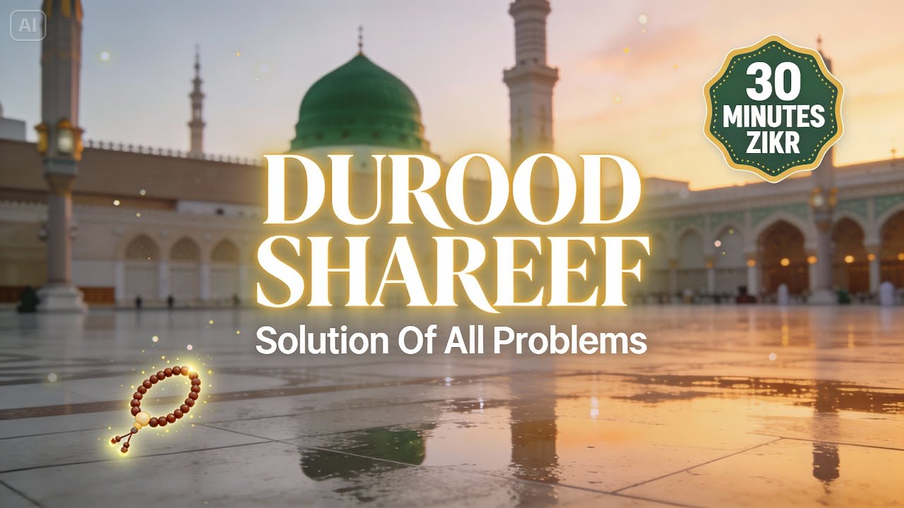LIVE | Durood Shareef | Solution Of All Problems | Ultimate Zikr Series | @Funmania92  | 24/7 |
