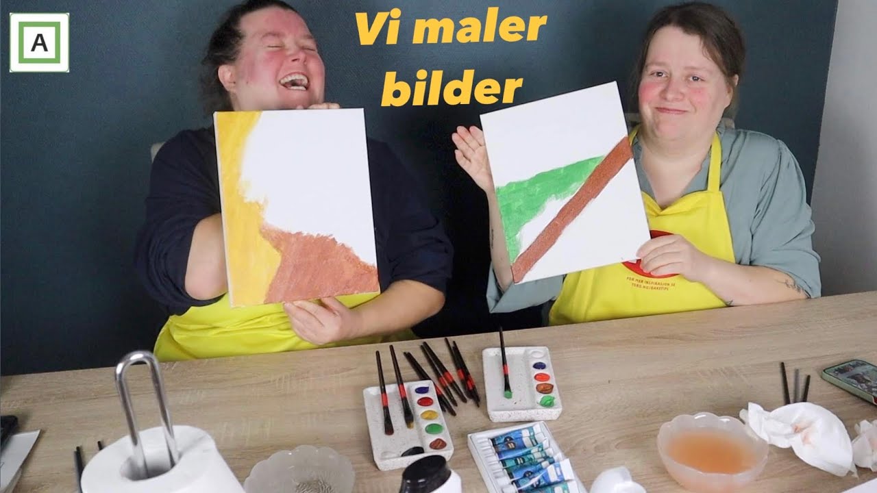 Vi maler bilder | Bytter underveis