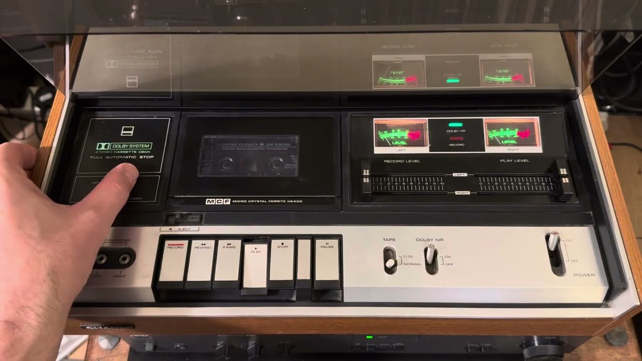 Винтажная кассетная стереодека Sharp RT-480H. @FunwithVintageHiFi