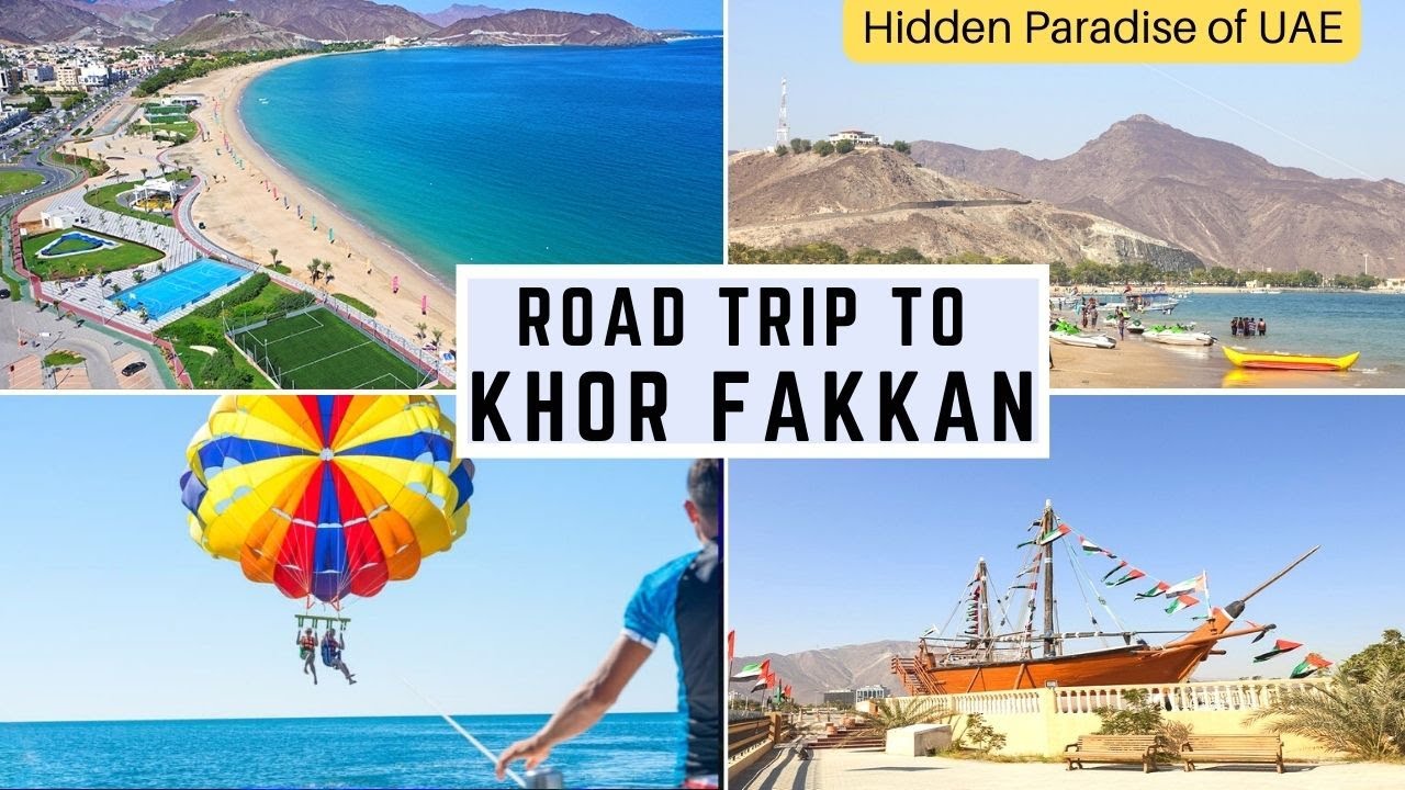 Khor Fakkan Beach | Road Trip to Khor Fakkan | Hidden Treasure of UAE| Perfect Weekend Place #UAE 🇦🇪