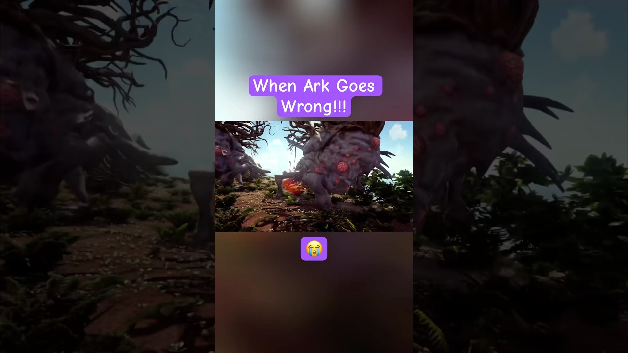 When Ark Goes Wrong!!! #gaming #arksurvivalevolved #arkascended  #ark #scary #shorts #gaming