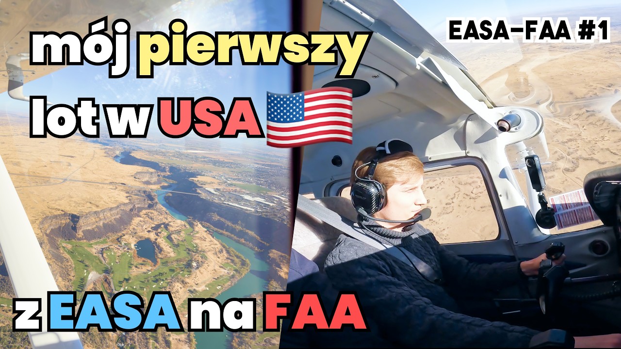 Mój pierwszy lot cessną w USA | Konwersja licencji PPL z EASA na FAA | Idaho, Blackbird, Jerome KJER