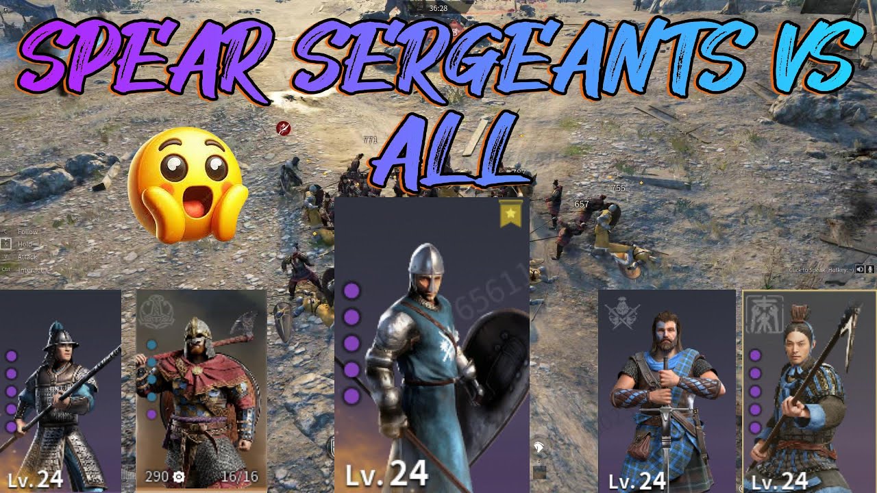 SPEAR SERGEANTS VS ALL-1V1 TESTING TIME