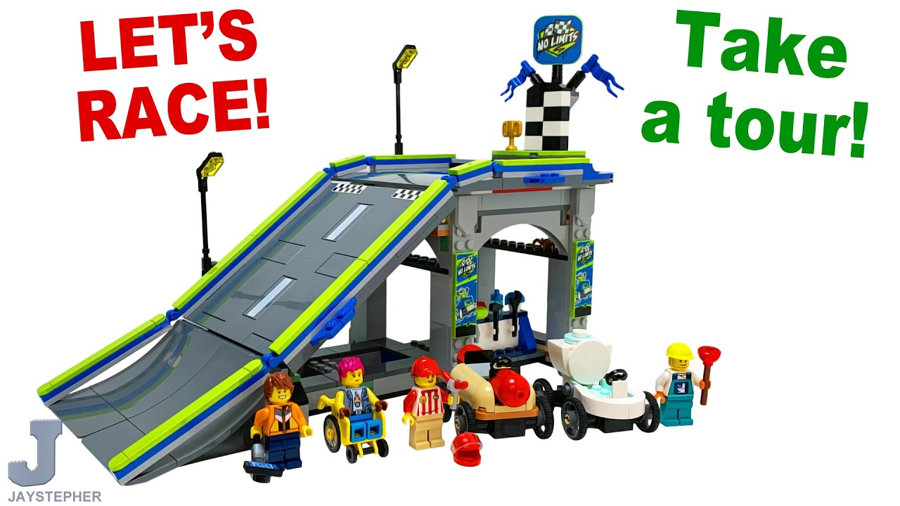 LEGO City 2025 No Limits: Race Car Ramp Track 60460 Unboxing, Tour, & Review