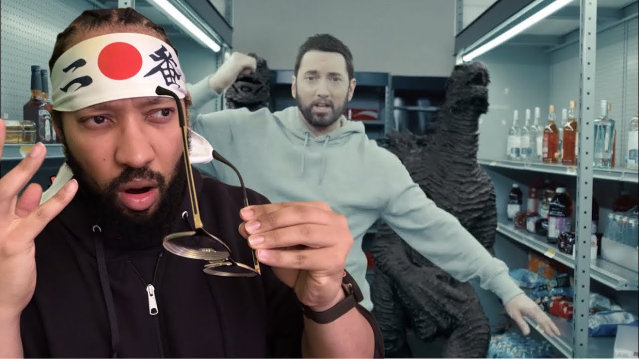 Eminem - Godzilla ft. Juice WRLD (Official Music Video) REACTION