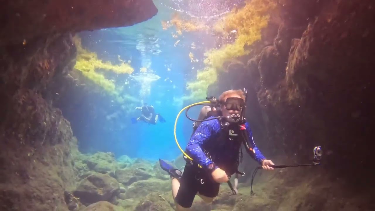 Diving the Chimney at Great Dog Island, BVI