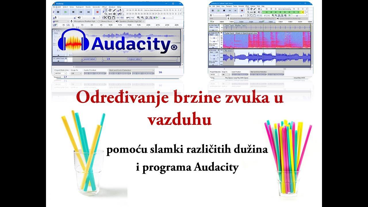 Određivanje brzine zvuka u vazduhu pomoću slamke i programa AUDACITY  | Enginist Show Ep. 22