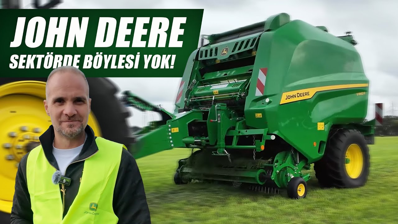 Sektörde böylesi yok! John Deere balya makinesi ve F8-F9 silaj makineleri