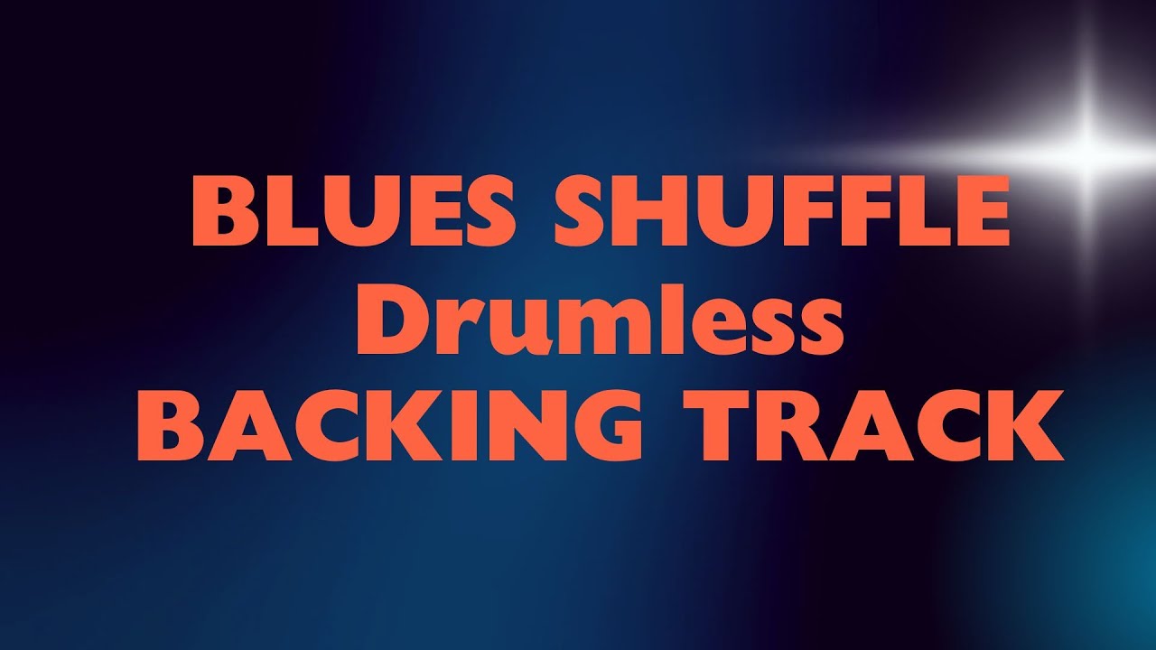 Shuffle Blues Drumless Backing Track | 110 BPM | Jam Along!