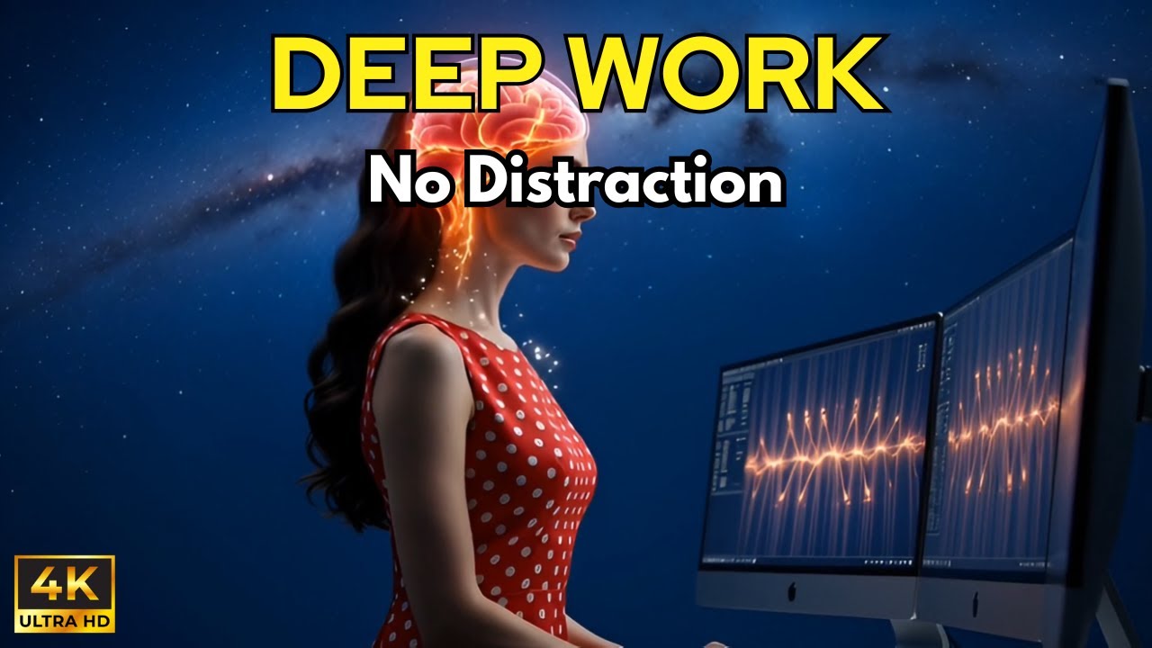 Deep Concentration: Zen Focus Tones for Ambient, No-Drum for Study or Work