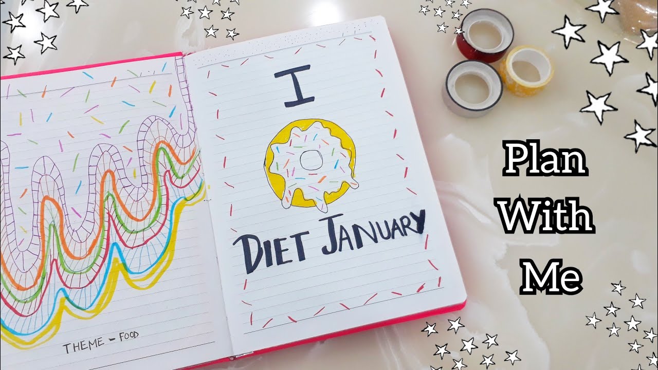 Plan with me | January bullet journal setup |2020 bullet journal setup (for beginners)