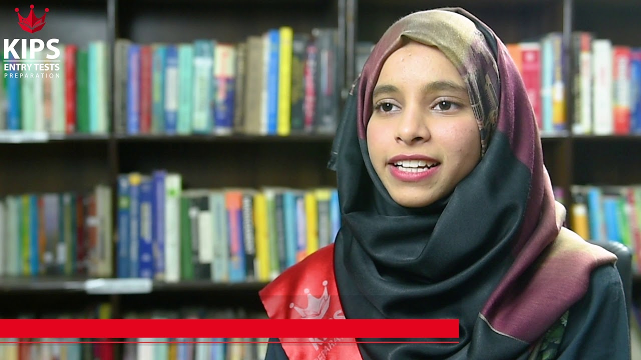 KIPS Topper Testimony | Farzeen Hamid 1st Position | NUMS MDCAT 2018 | Admission Open for NUMS 2019