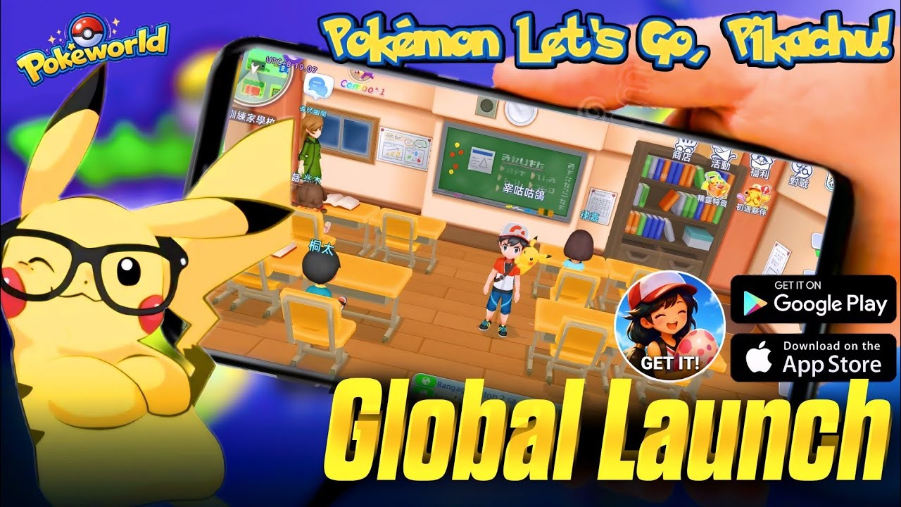Мобильная игра Pok&eacute;mon Let&rsquo;s Go Pikachu уже здесь! 😱🔥 | Совершенно новые 3D-игры POKEMON НА МОБИЛ...