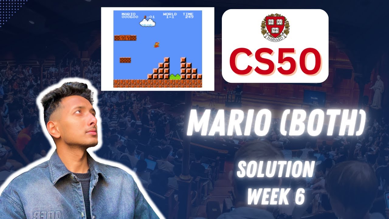 CS50 PSet 6 - Mario Walkthrough (Step by Step for Beginners)