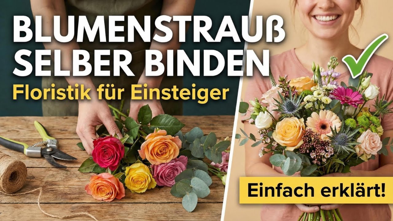 Profi-Blumenstr&auml;u&szlig;e selber binden: Das 1x1 der Floristik f&uuml;r Einsteiger 🌸