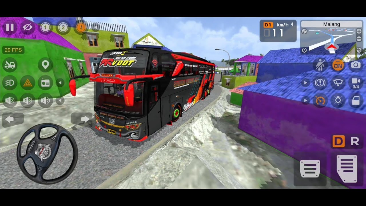 Game bus jb3 tronton volvo akap keluar terminal nyalakan basuri | Bus simulator indonesia gameplay