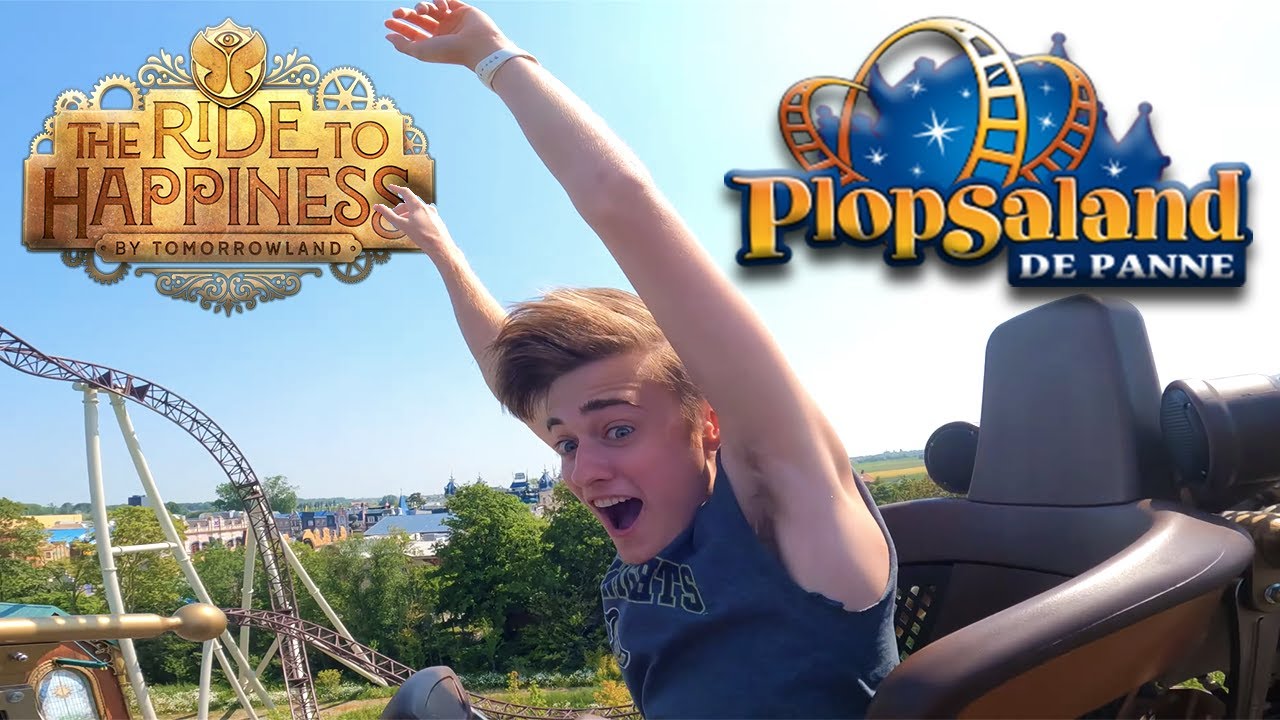 Катаемся на самых безумных американских горках в мире! | Видеоблог Plopsaland De Panne