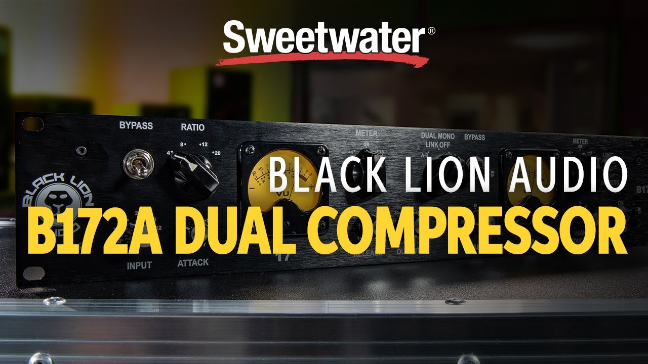 Black Lion Audio B172A FET/Optical Compressor Demo