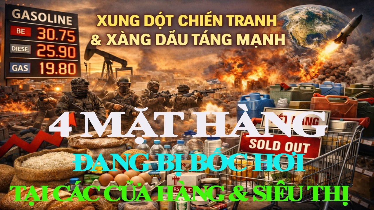 Cảnh Báo: Giá Xăng Dầu Tăng Mạnh và xung đột chiến tranh – 4 Mặt Hàng Đang ‘Bốc Hơi’ Khỏi Siêu Thị!