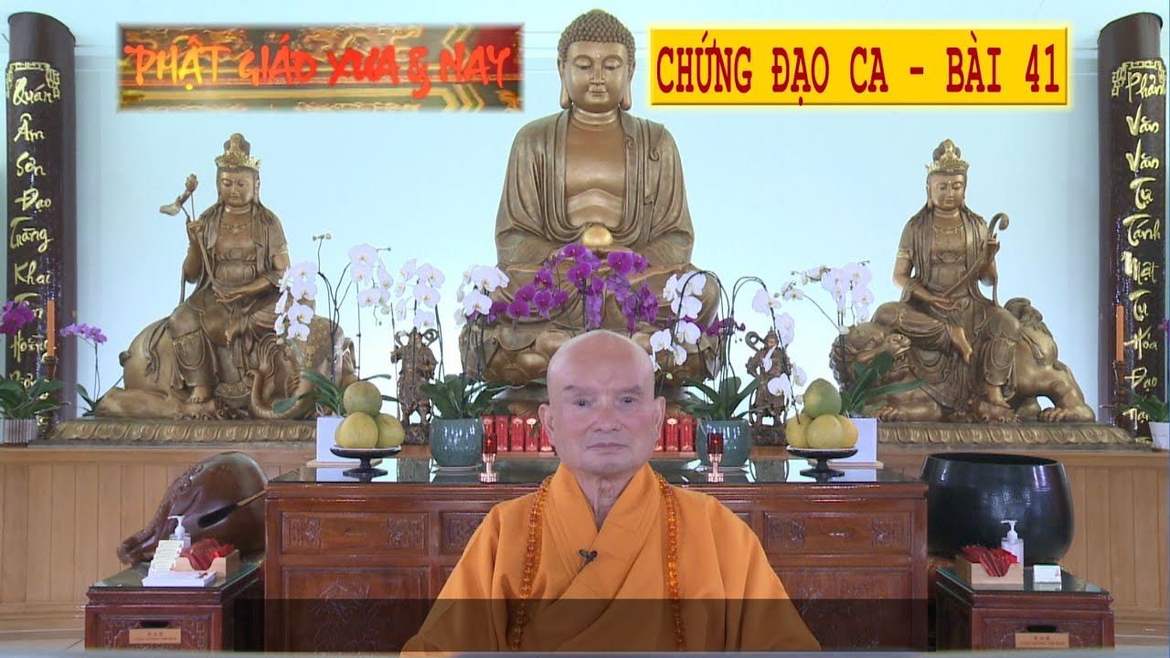PHẬT GIÁO XƯA VÀ NAY - CHỨNG ĐẠO CA - BÀI 41_THẦY THÍCH PHƯỚC ÂN