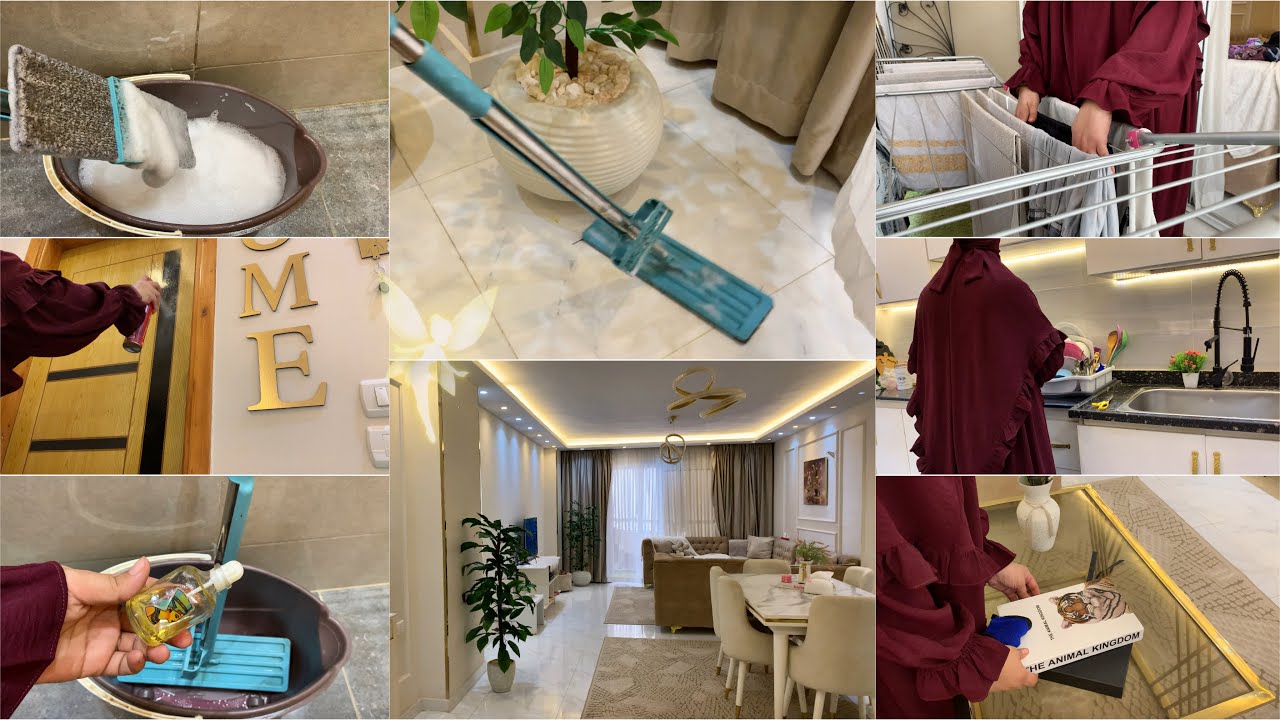 أزاى تحافظى على نظافة بيتك🏡ديما نظيف ومرتب وريحته حلوة ومنعشة ✨🎀بخطوات يوميه بسيطه ديما بيتك بيلمع👍👏