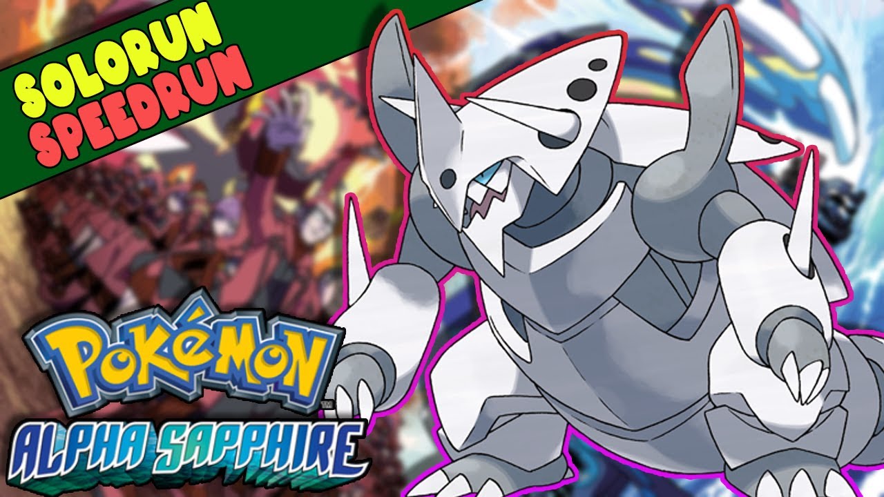 How FAST can Mega Aggron beat Pokemon Alpha Sapphire?? #solorun