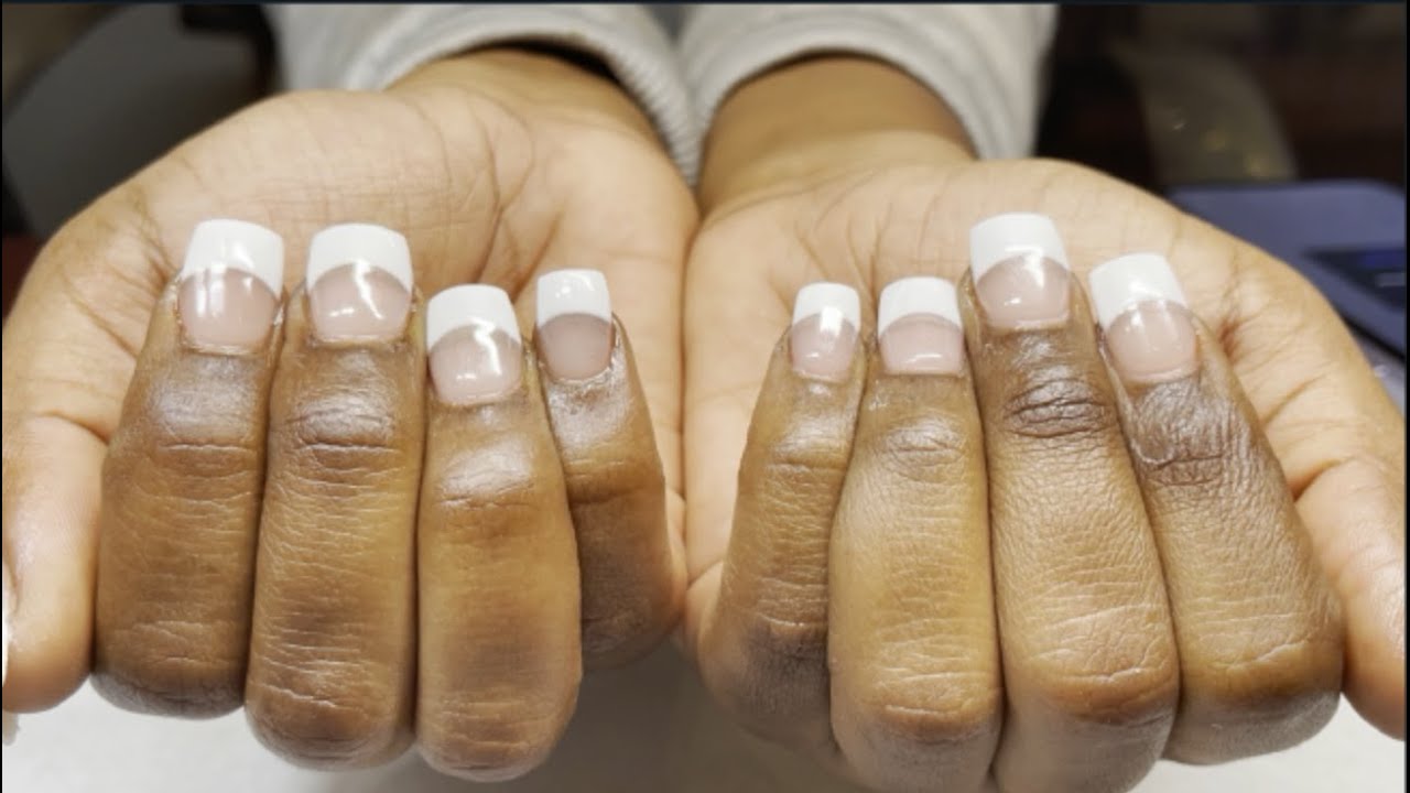 ACRYLIC FULLSET TUTORIAL | FRENCH GEL FULLSET TUTORIAL | FRENCH GEL FULLSET FOR BEGINNERS
