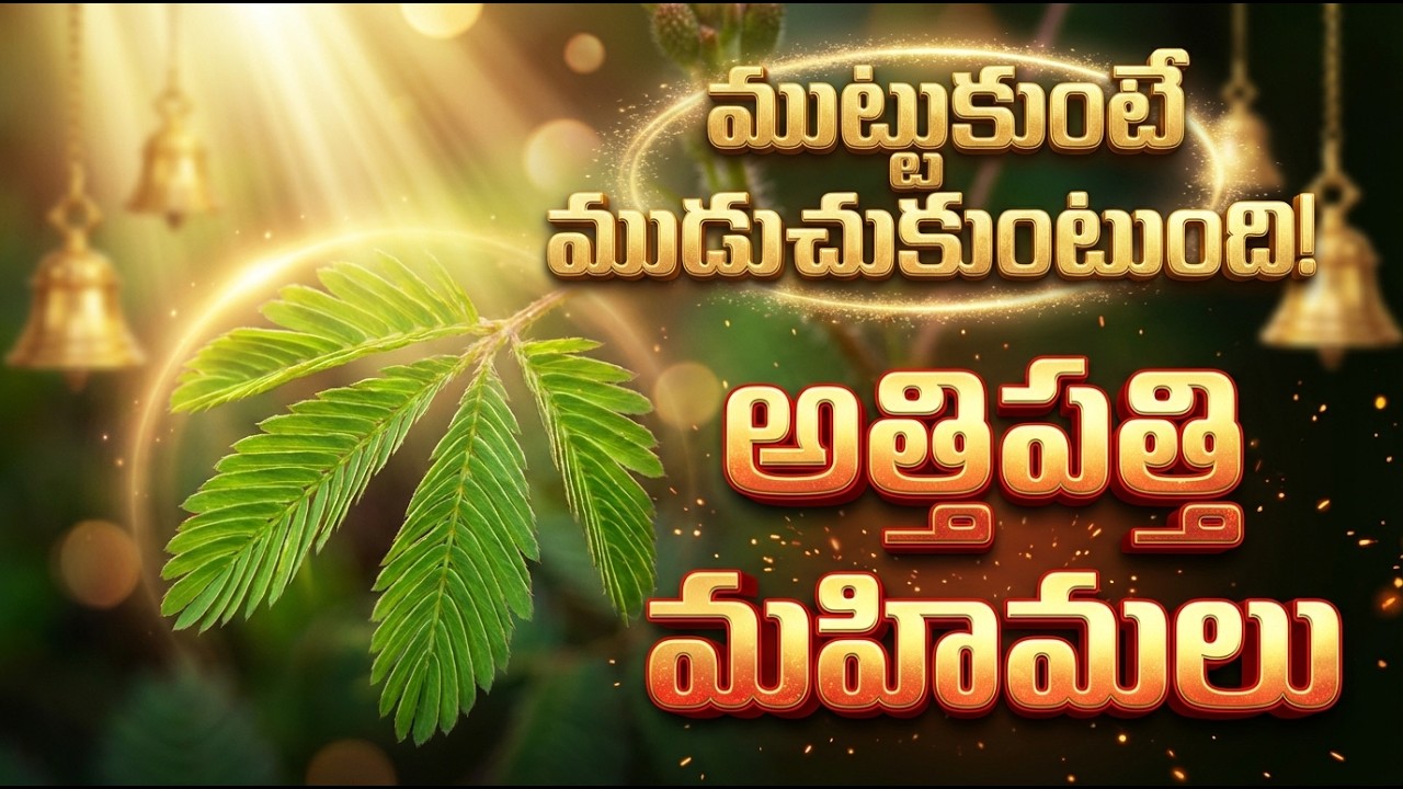 అత్తిపత్తి (సిగ్గాకు) మొక్క: అద్భుతమైన ఔషధ గుణాలు  | Mimosa Pudica (touch-me-not) Best Uses