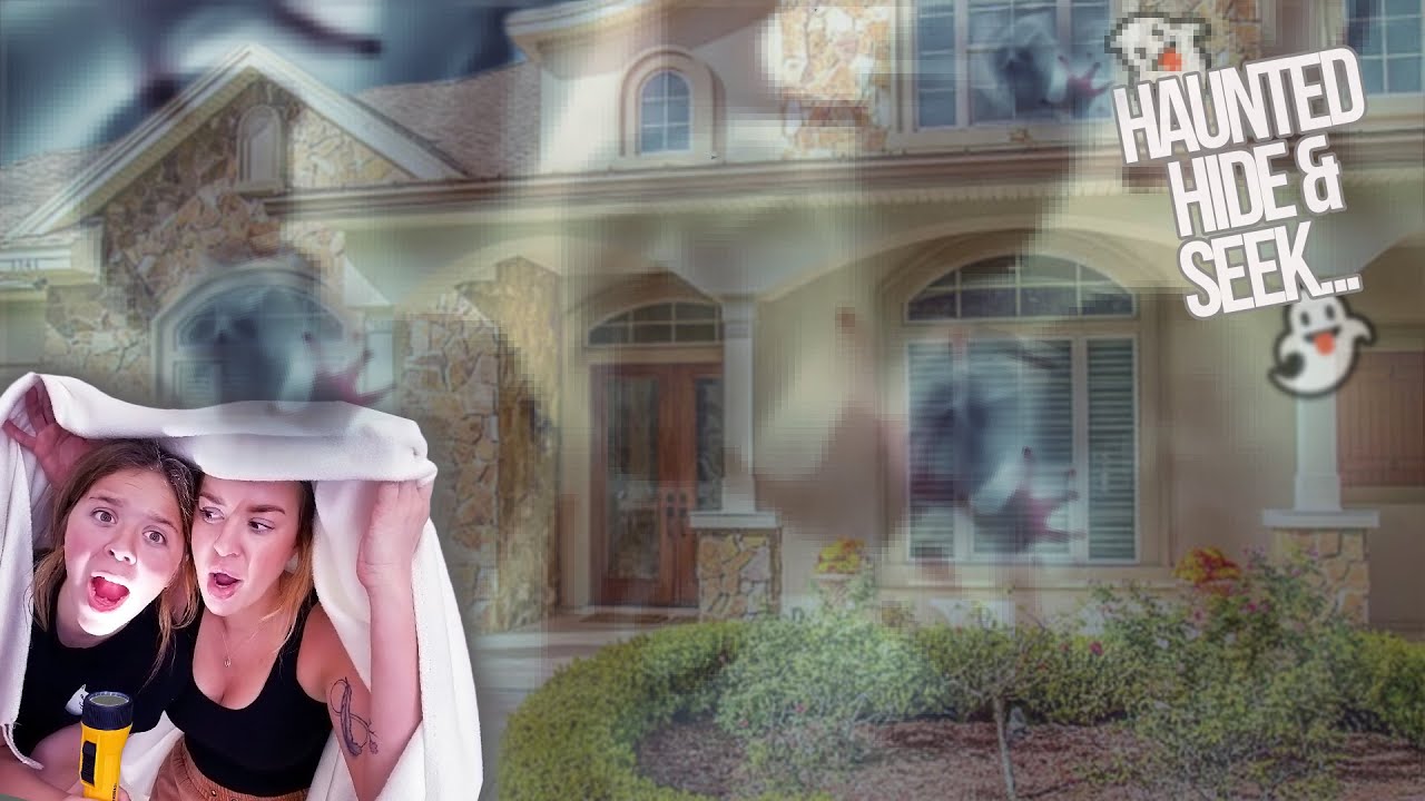 EXTREME HIDE AND SEEK IN OUR HAUNTED HOUSE!!