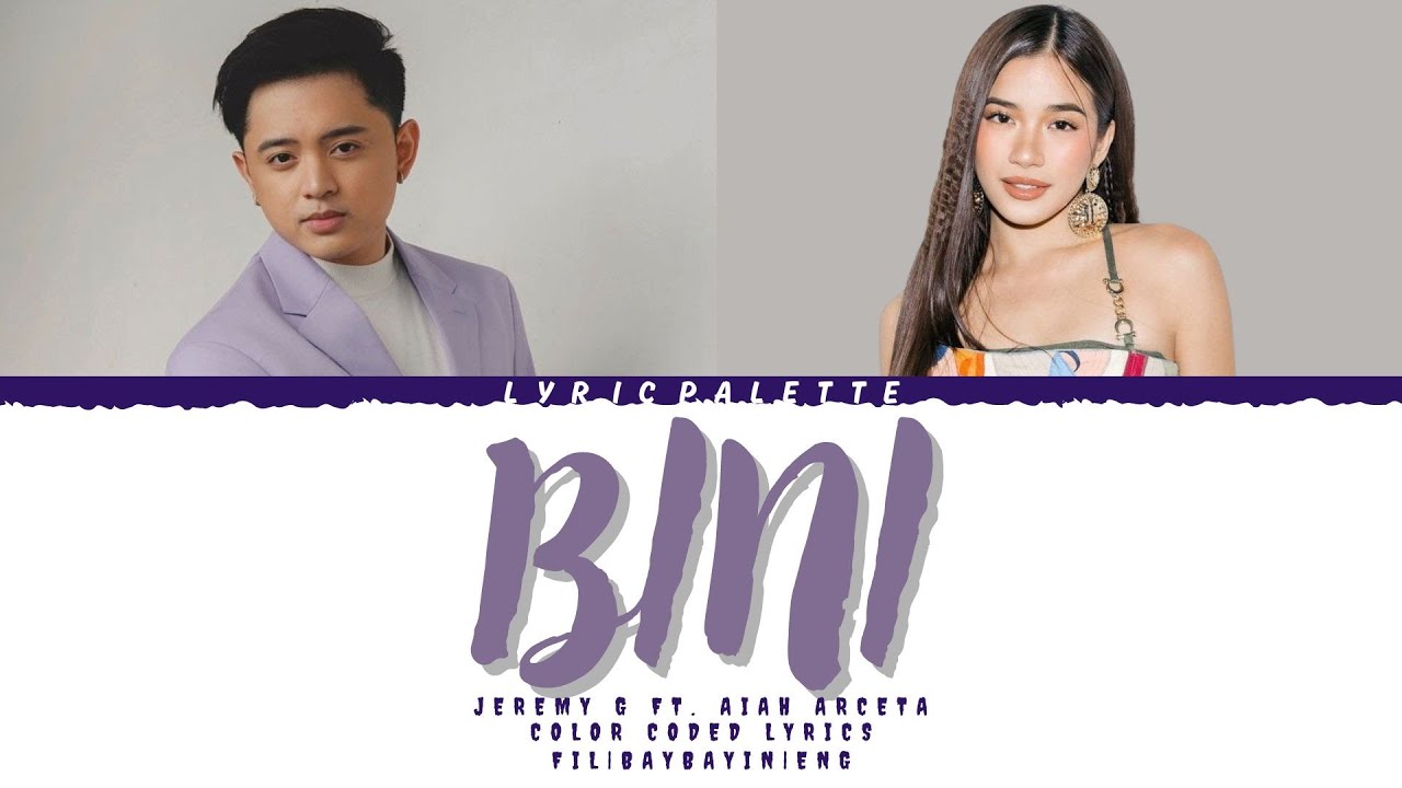 BINI - Jeremy G ft. Aiah Arceta Color Coded Lyrics | Fil | Baybayin | Eng