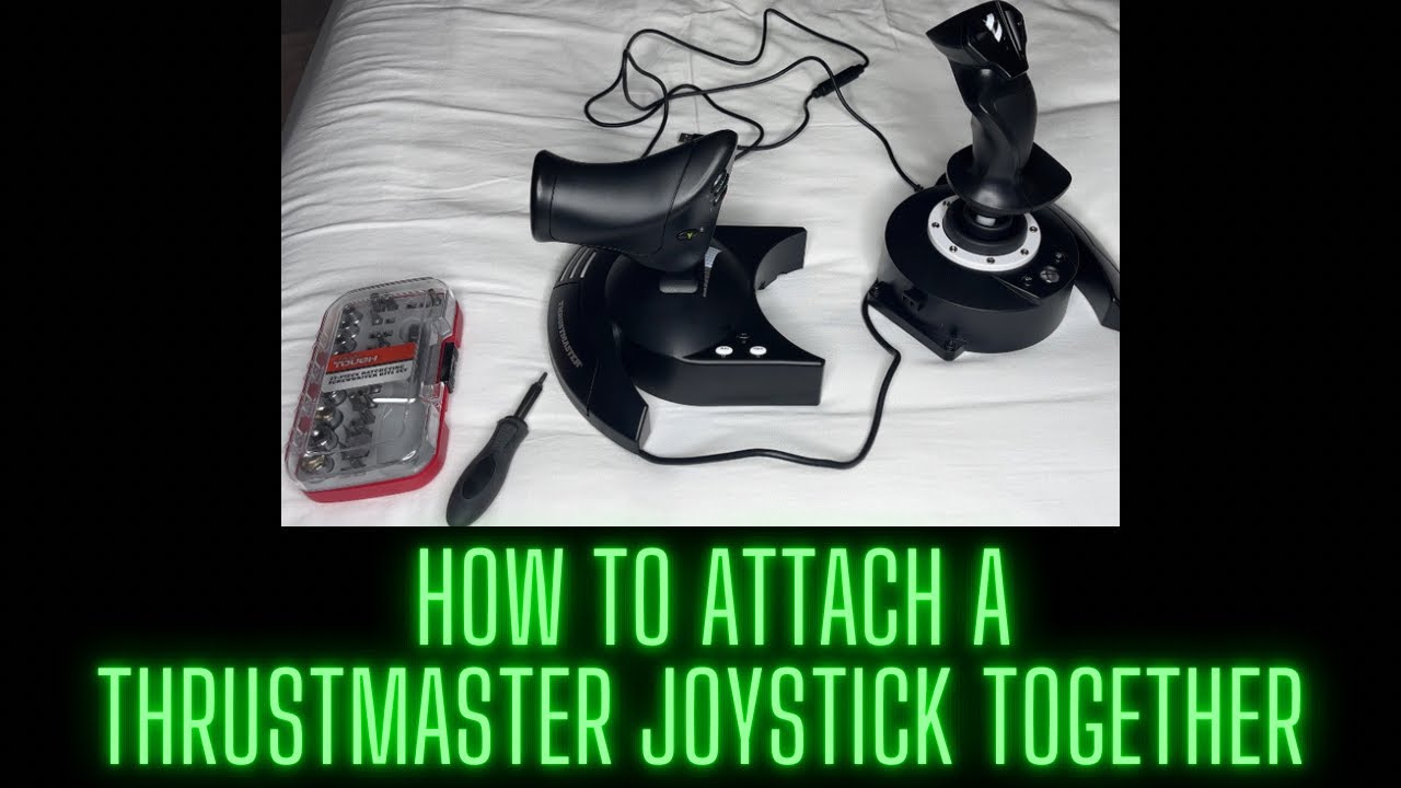 How To Attach A Thrustmaster T Flight Hotas Joystick Together