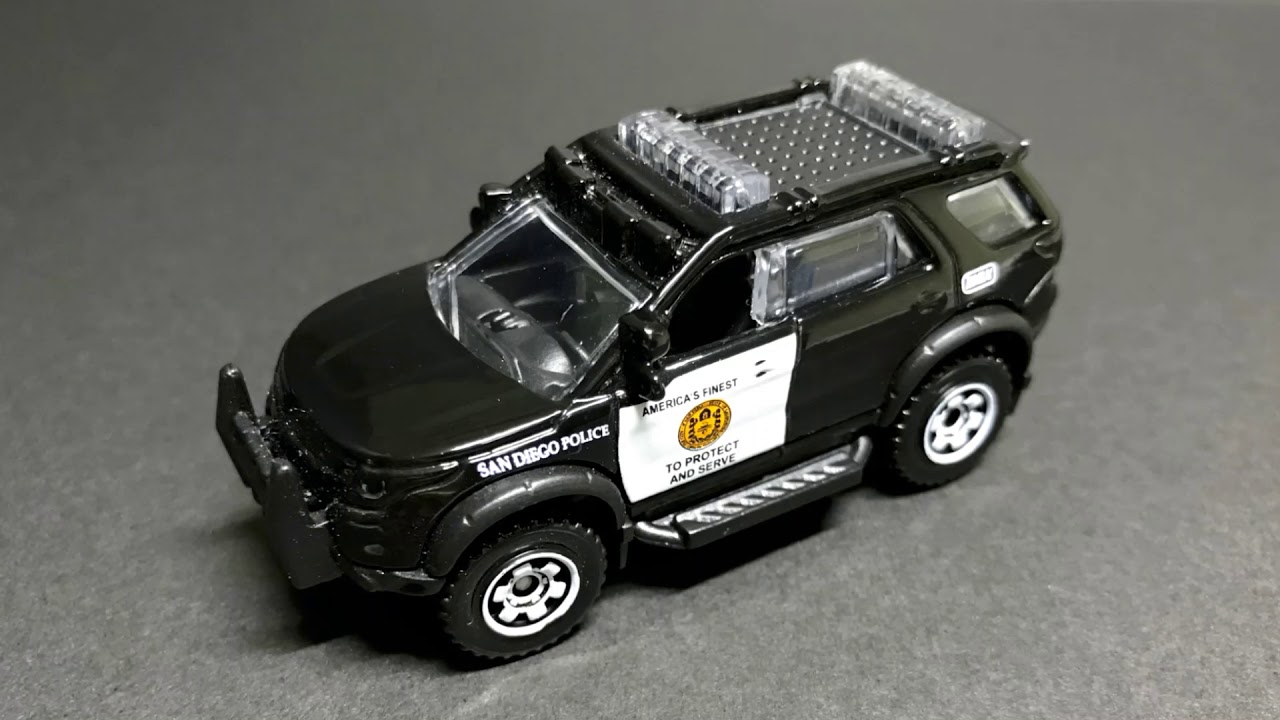 Eason's small car show - Matchbox Ford Explorer San Diego Police