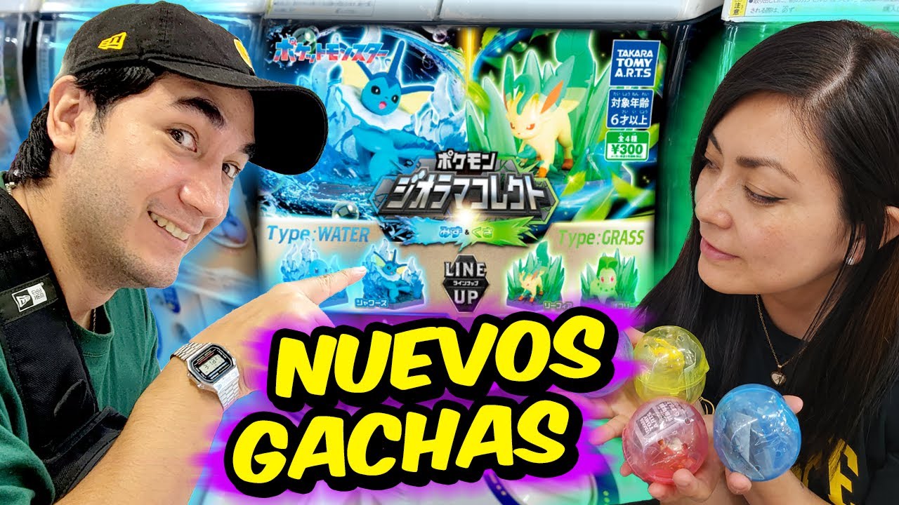 ¡Gasté más de lo que pensaba por estos Gachapones! Pokémon Agua VS Planta ÉPICOS