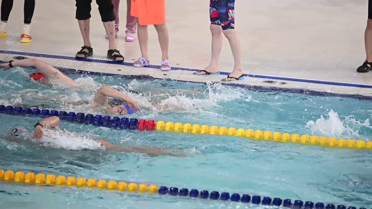 2019년 4월 고양 장거리 수영대회 1.5km 1위 레인