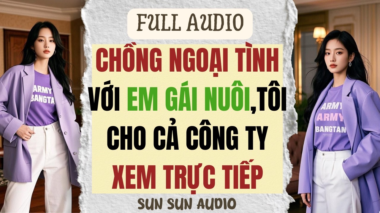Full Audio + Coloring | CHỒNG NGOẠI TÌNH VỚI EM GÁI NUÔI,TÔI CHO CẢ CÔNG TY XEM TRỰC TIẾP
