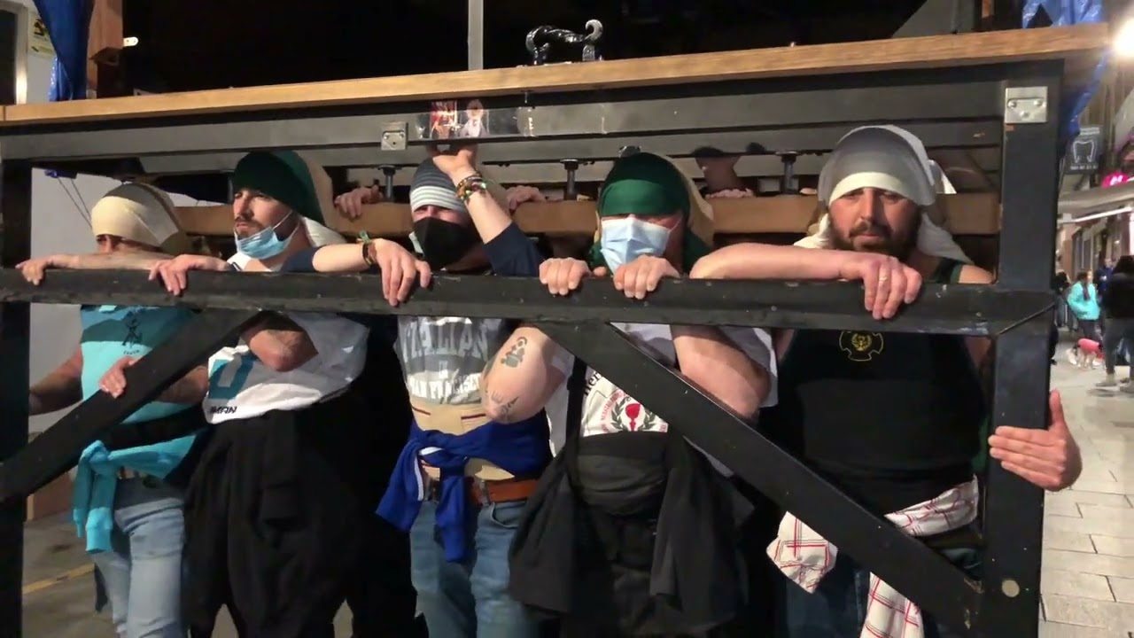Ensayo cuadrillas de costaleros Hdad del Huerto- Ronda 2022