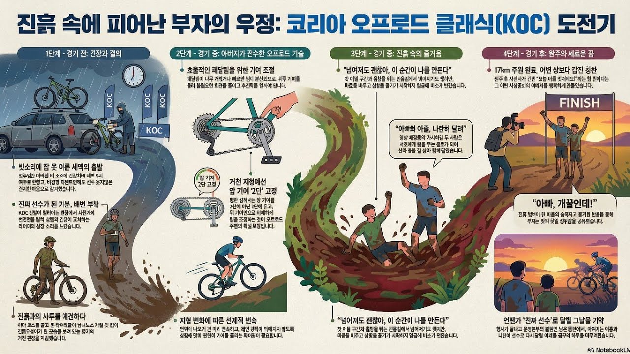 MTB 진흙 수렁 탈출기! 2025 여주 오프로드 클래식 부자 동반 라이딩