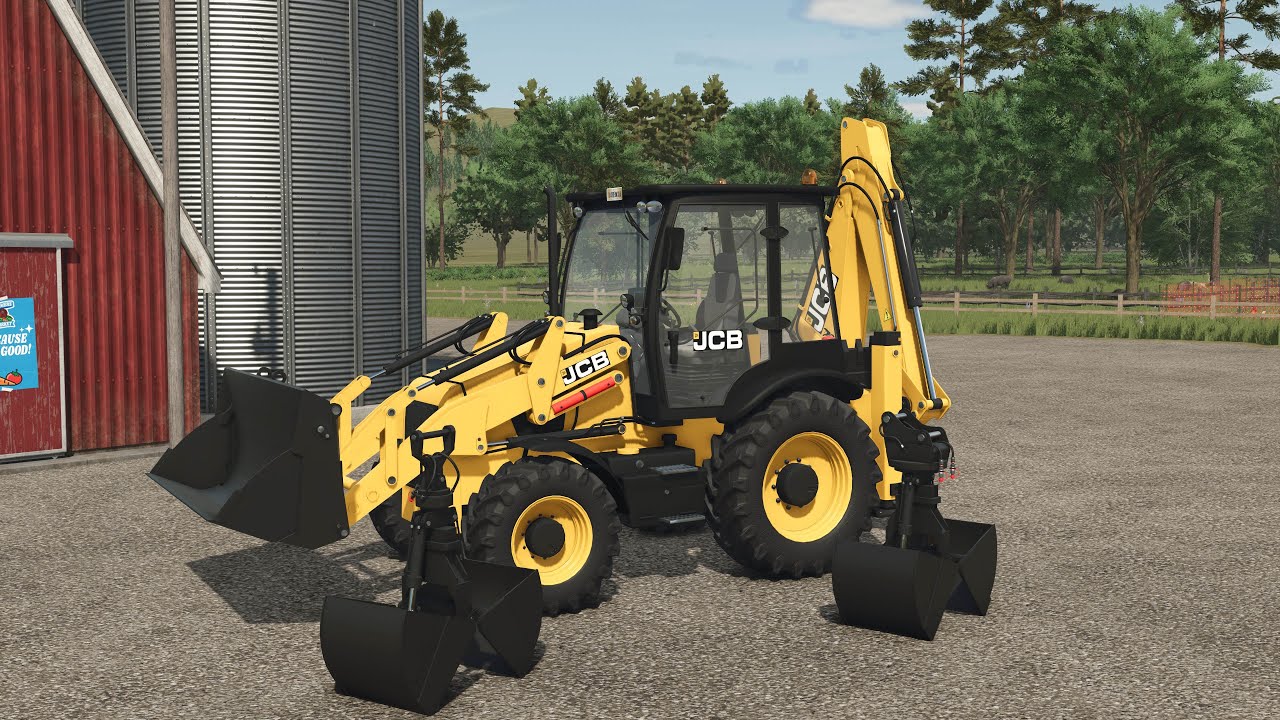 Farming Simulator 25 JCB Backhoe Loader FS25 Mods