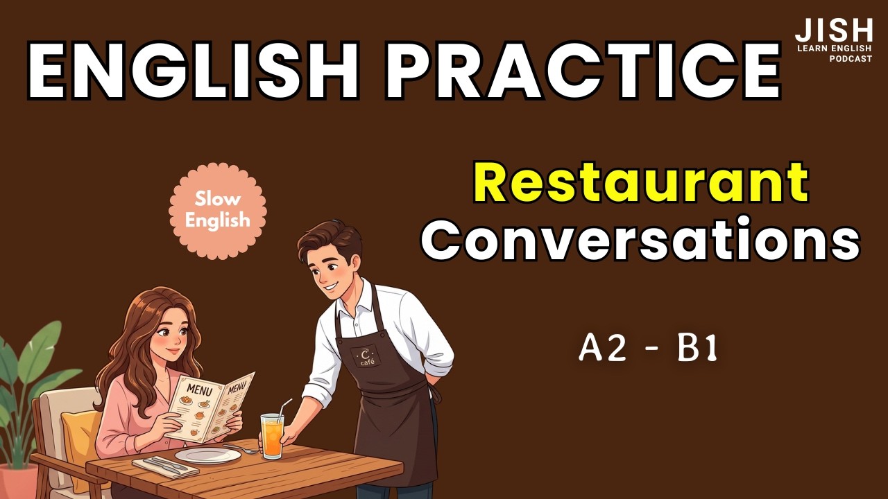 Restaurant English Conversation | Slow & Easy English Listening & Speaking | Learn English Podcast