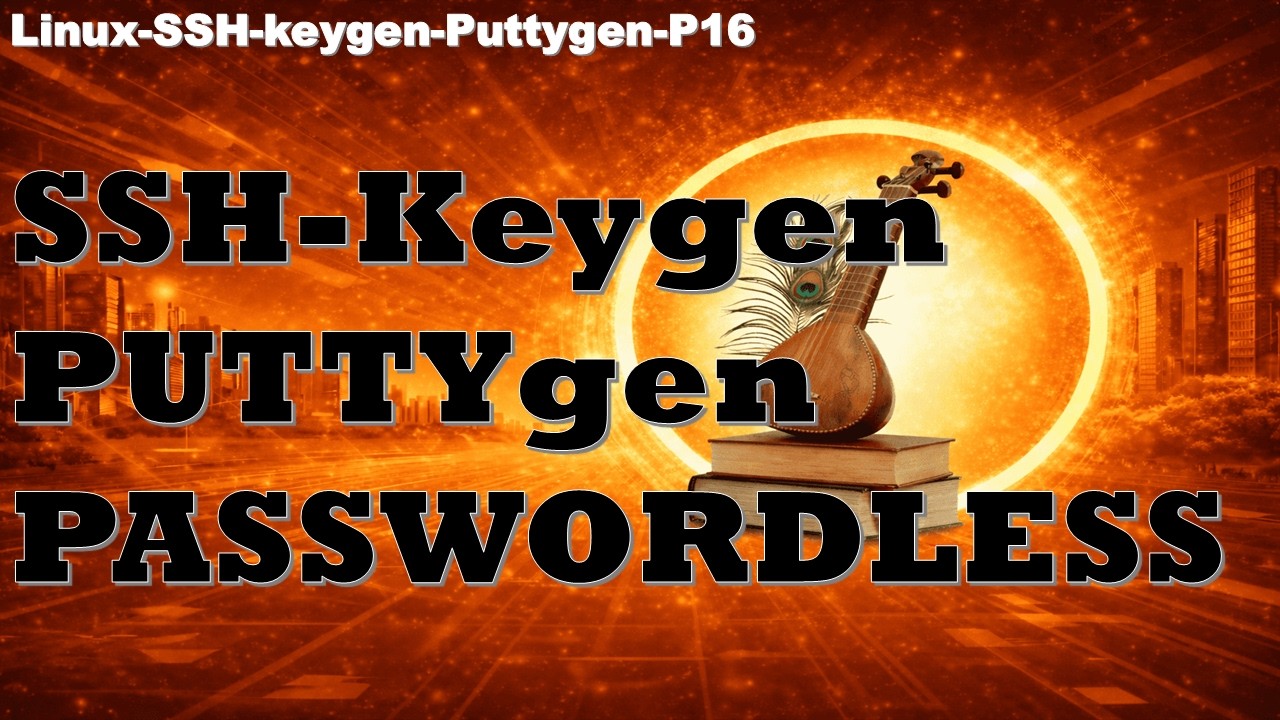 Linux Topic 16 - Linux ssh-keygen, puttygen