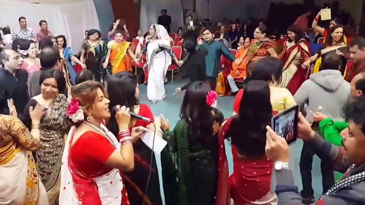 RadhaRaman Festival  Sylhety Dhamail dance সিলেটি ধামাইল ডান্স