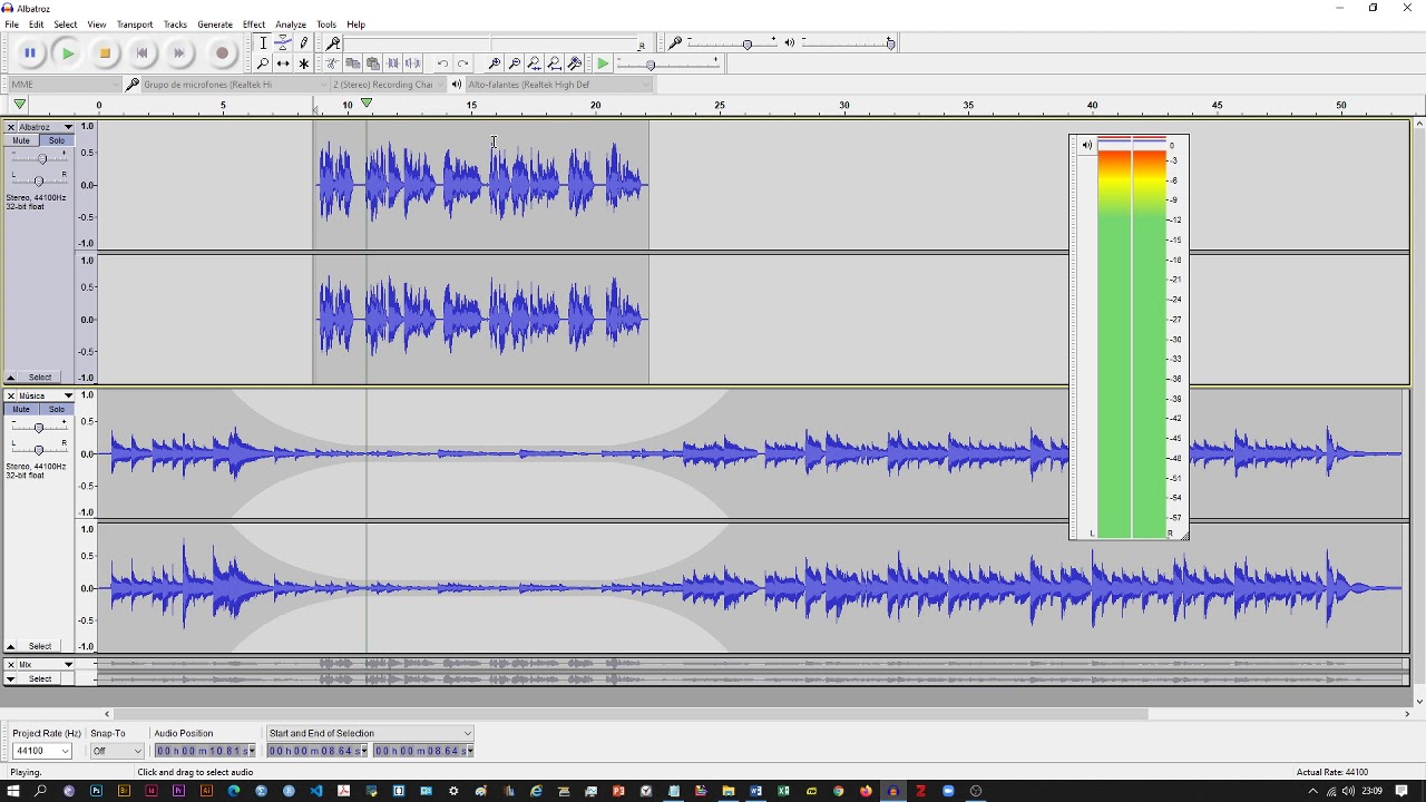 Audacity #9 – O que é mixagem? Como mixar diferentes faixas?