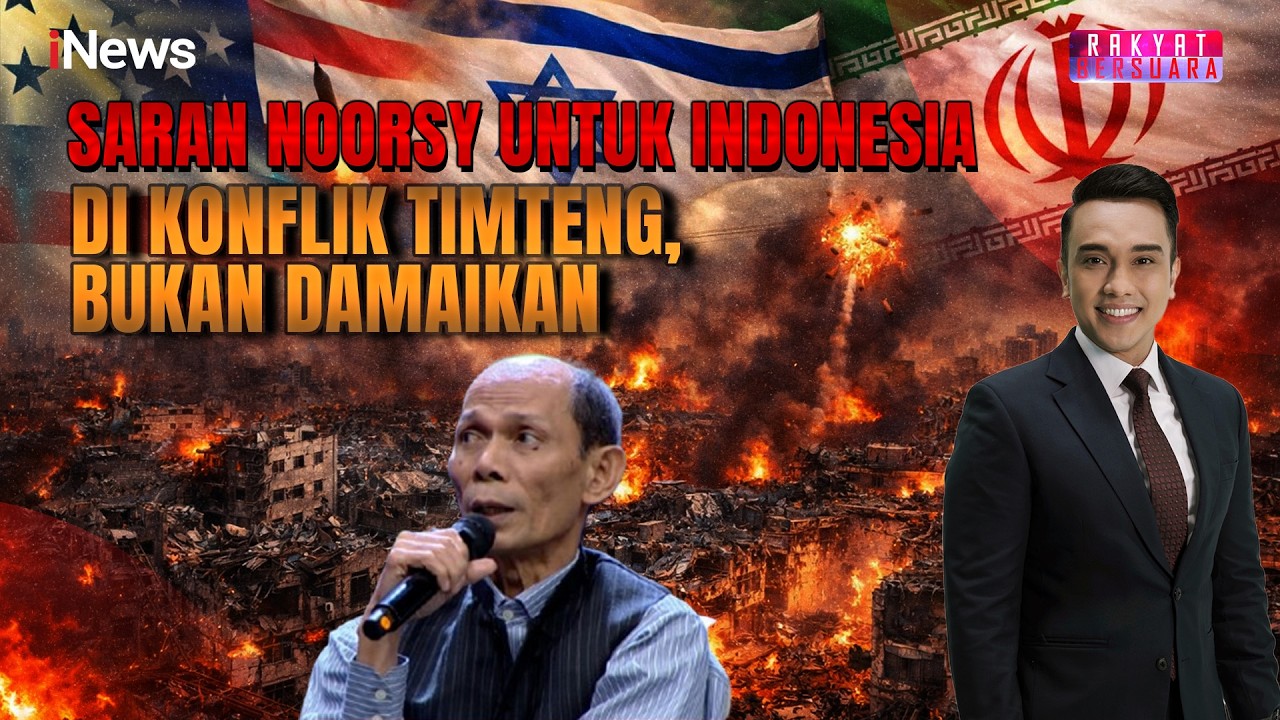 Bagaimana Langkah Indonesia di Perang AS-Israel Vs Iran? Ini Saran Noorsy