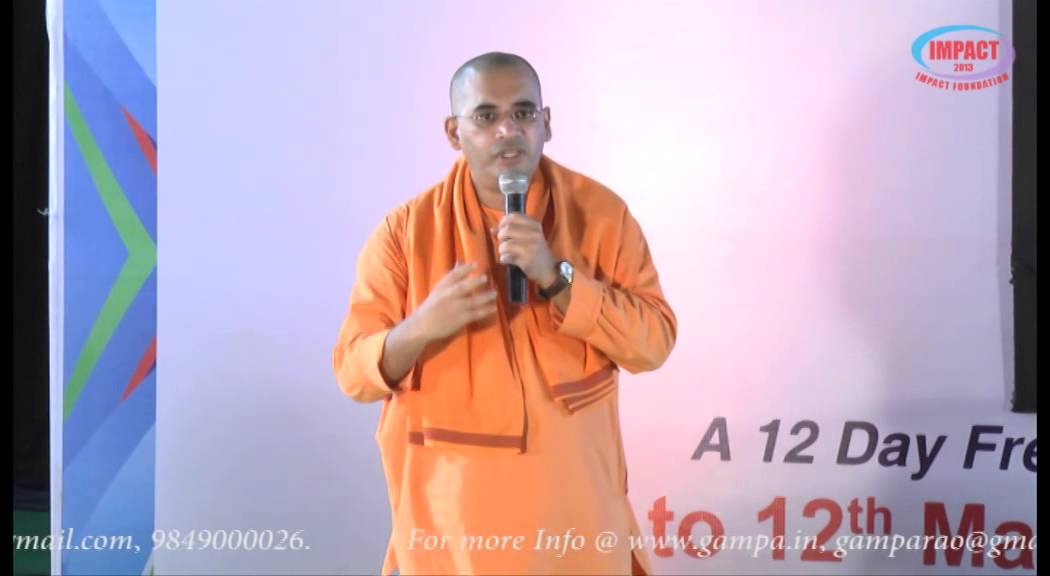 Swami Bodhamayananda gari speech  at IMPACT 2013