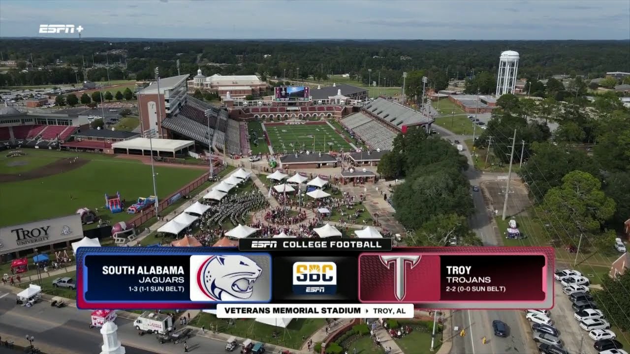NCAA Football 2025: South Alabama at Troy