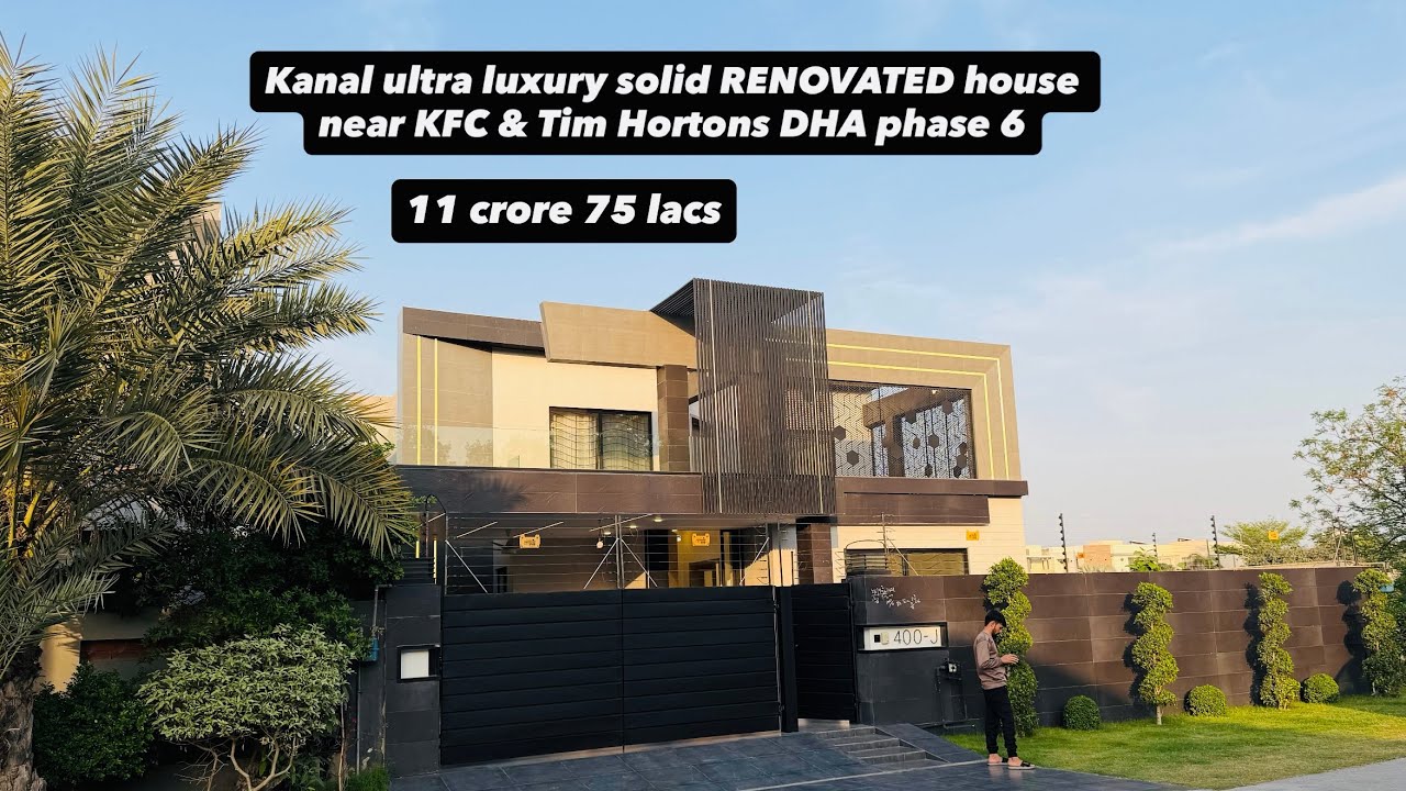 Inside PKR 11 crore 70 lacs solid modern renovated house 🏡 in DHA phase 6 Lahore 
